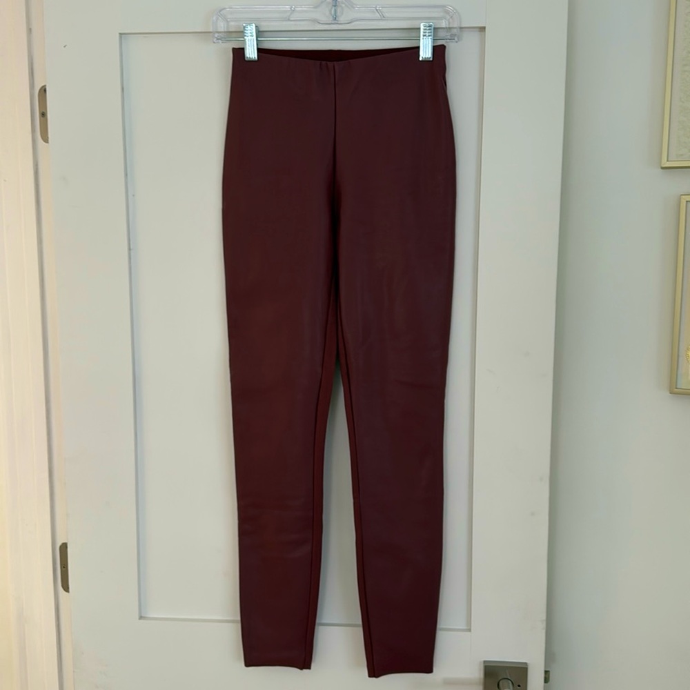 Wolford vegan leather leggings size Small